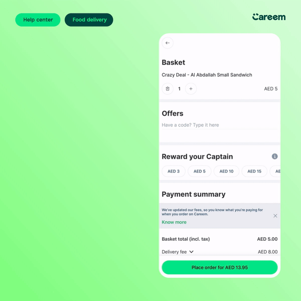 Careem new sale user promo code