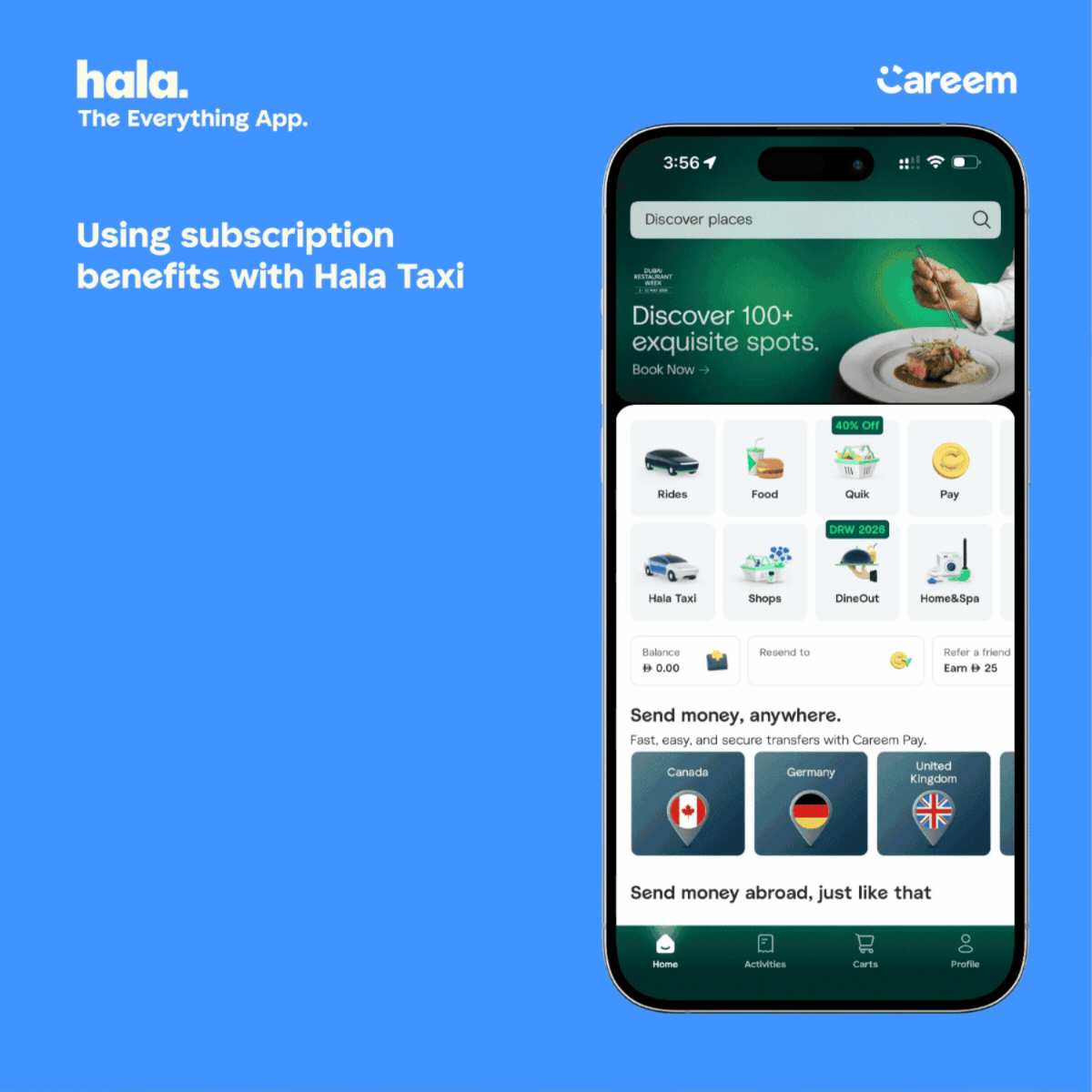 Hala - Careem Plus benefits.gif