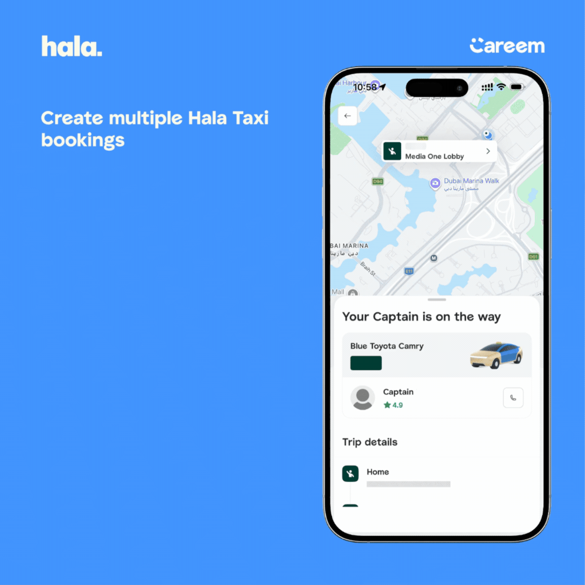 Hala - Multiple Bookings.gif